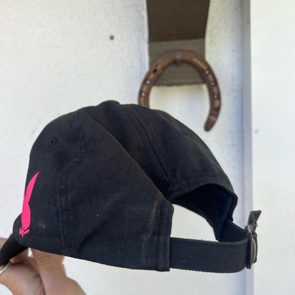 Black Anti Social Social Club ASSC x Playboy Hat Cap (OS) - Picture 7 of 7